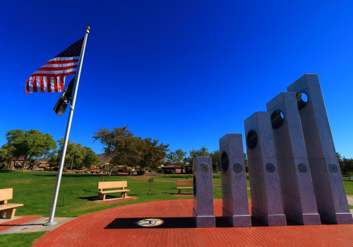 What is the best time of day to visit the veterans memorial in northern las vegas, nv?